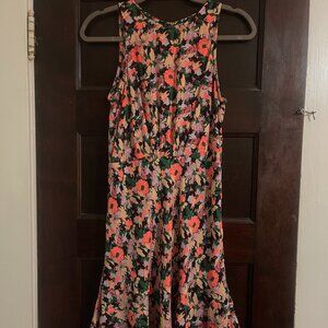 J Crew Mercantile Sleeveless Floral Dress - Size 4